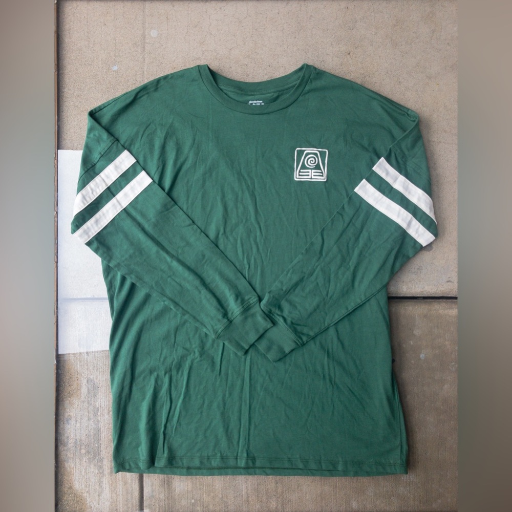 Boxlunch Avatar the Last Airbender Earth Kingdom Longsleeve Organic Cotton Large